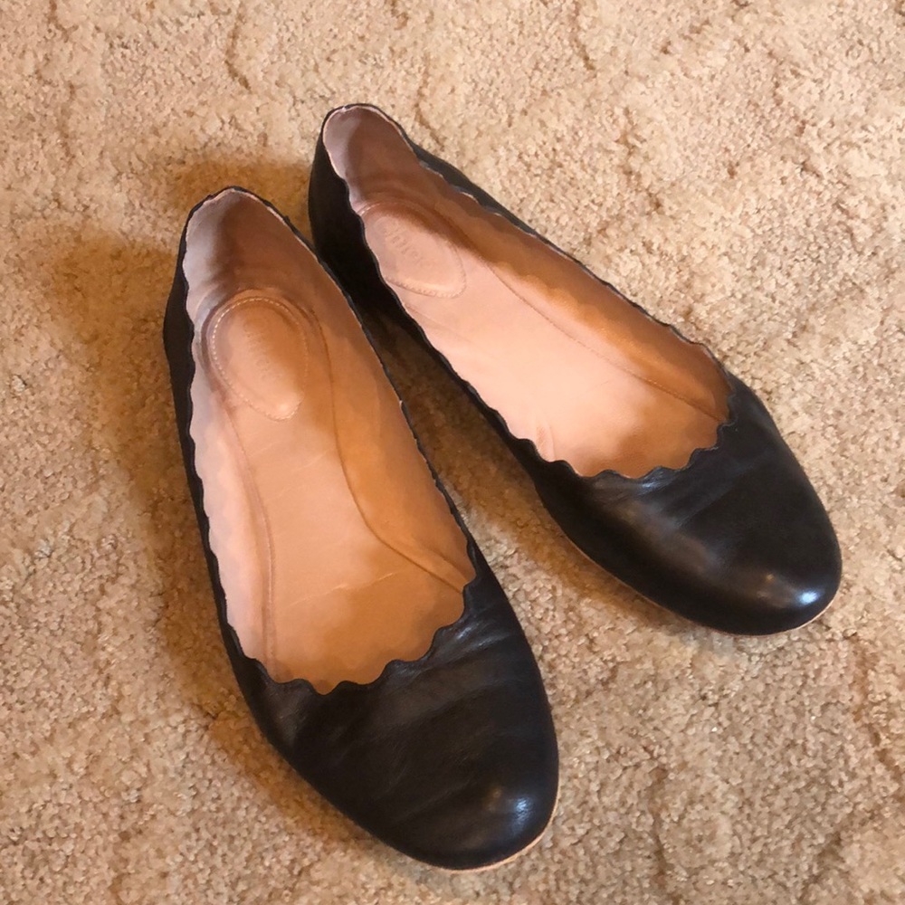 Chloe Lauren black flats - 36 1/2